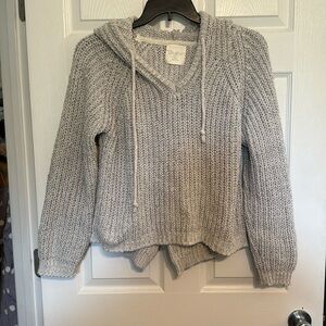 Ultra Flirt Hooded Knot Sweater, size XL